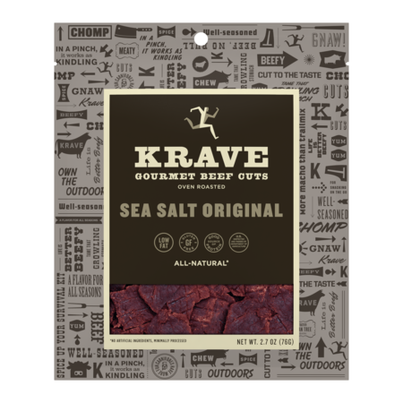 KRAVE Amplify Gourmet Sea Salt Beef Cuts, PK8 _6000210-KV